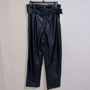 H&M Faux Leather Pants